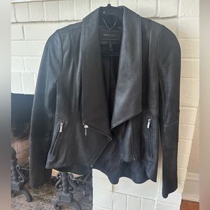 BCBG leather jacket